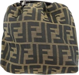 Fendi Pre-owned Zucca Handtas - Dames - Vintage Tas - Bruin - ONE Size - Vintage