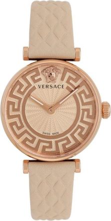 Versace Lady 35mm - Dames - Accessoires - Beige - Maat: ONE Size Leer