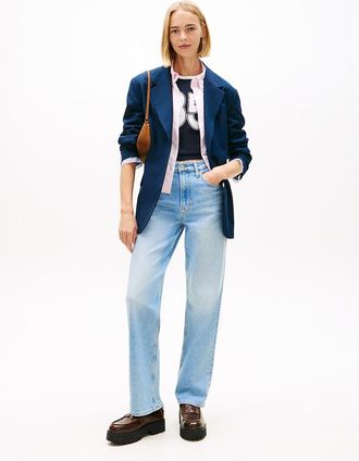 Tommy Hilfiger Womens Tommy Jeans Slim Straight Jean - Blue - 27