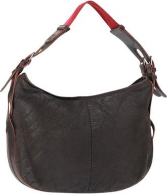 Loewe Pre-owned Shoulder Bags, female, Brown, Size: ONE SIZE Pre-owned Leather Shoulder Bag