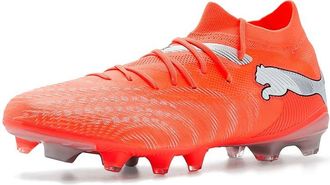 Puma Future 9 Match Firm, Artificial Ground Soccer Cleats Mens Soccer Shoes Glowing Red/White/Black/Silver : 10.5 D - Medium, Textile