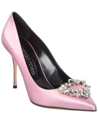 Sergio Rossi Godiva Precious 90 Satin Pump