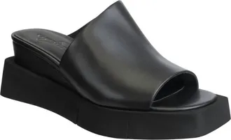 Naked Feet Womens Infinity Wedge Sandals In Black