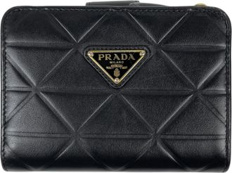 Prada Black Nero Leather Wallet (Bi-Fold) (Pre-Owned)