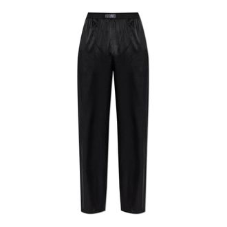 Maison Margiela Pyjamas, male, Black, Size: XS Silk Lingerie Pants