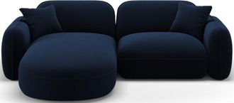 CXL by Christian Lacroix 3-Sitzer Designer Ecksofa Lucien mit Eckteil links - Samtbezug Casino