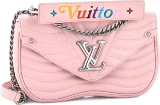 Louis Vuitton New Wave Chain Bag Quilted Leather MM crossbody bag - Roze