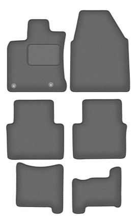 OEM Alfombrillas De Grafito Para Nissan Qashqai +2 Crossover (2007-2013)