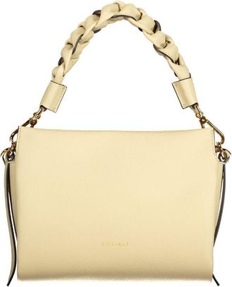 Coccinelle Beige Leather Womens Handbag