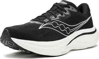 Saucony Ride 19 Womens Shoes Black/Silver : 10.5 B - Medium, Synthetic