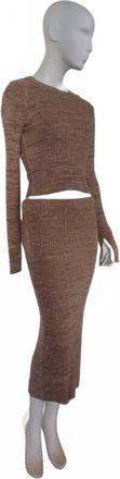 Monrow Cosmo Top In Brown