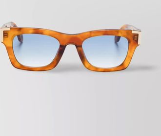 Palm Angels curved tips square frame sunglasses