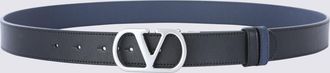 Valentino Garavani Belts Black-Marine-Uomo