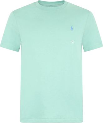 Polo Ralph Lauren Slim Fit Jersey T-Shirt - Heren - T-shirts - Groen - S - Katoen - Tops