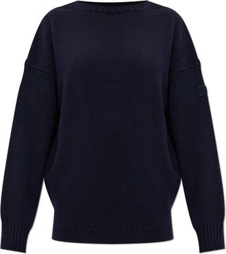 Chlo&eacute; Wollen trui - Dames - Ronde hals truien - Blauw - XS - Wol - Truien & Vesten