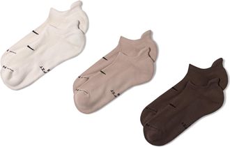 Nike Unisex Everyday Elevated No-Show Socks (3 Pairs) in Multicolor | HQ8028-905