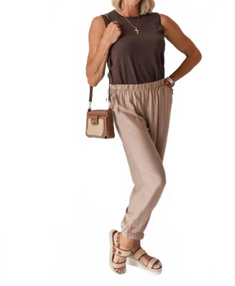 b.young Joannie Balloon Pants In Stucco