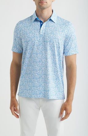 Johnston & Murphy XC+ Performance Game Day Polo in Royal at Nordstrom, Size Xxx-Large