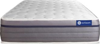 Actisom Colch&oacute;n blanco con l&aacute;tex y espuma viscoel&aacute;stica 120 x 190
