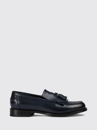 Doucal's Tassel Loafers in Smooth Calfskin Leather and Leather Sole