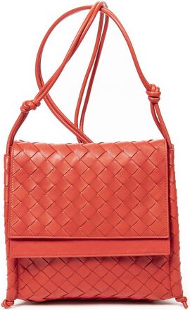Bottega Veneta Double Flap Crossbody Schoudertas