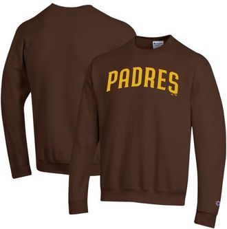 Champion Mens Champion Brown San Diego Padres Powerblend Wordmark Sweatshirt at Nordstrom, Size X-Large