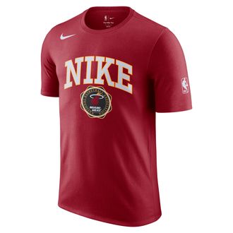 Nike Miami Heat Essential Nike Mens NBA T-Shirt in Red | HQ0530-608