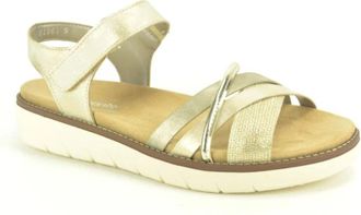 Remonte Combi Velcro Wedge - Dames - Sleehakken - Geel - 37 EU - Schoenen