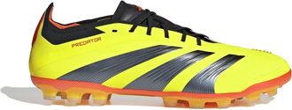 adidas Mens Predator Elite 2g 3g Artificial Grass Football Boots in Team Solar Yell - Yellow - Size UK 8