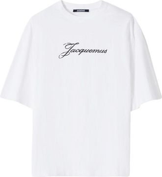 Jacquemus White Minimalist Crew Neck Tee