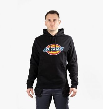 Dickies LOGO GRAPHIC Mens Fleece Hoodie Black - Size X-Large