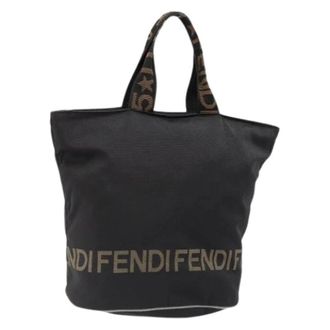 Fendi Pre-owned Vintage Tote Bag - Dames - Vintage Shopper - Zwart - ONE Size - Leer - Vintage