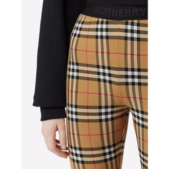 Burberry Belvoir Leggings - Brown