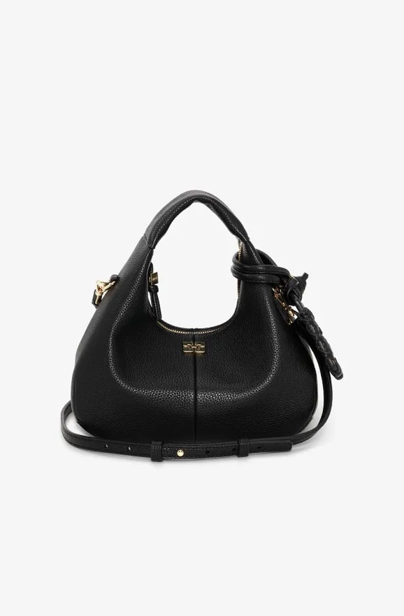 Black Mini Hobo Bag