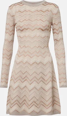 Missoni Zigzag knitted minidress