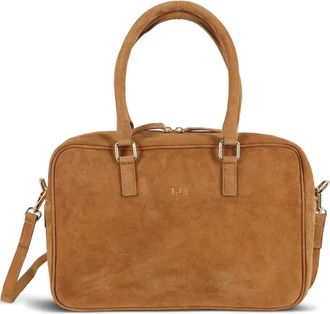 Tela Borsa tote con doppio manico - Marrone