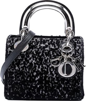 Dior Pre-owned Dior Mini Fabric Lame Lady Dior Ladies OGMWS1QNVL2WL323