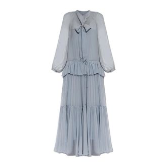 Chlo&eacute; Dames, Jurken, Blauw, Maat: XS Zijde