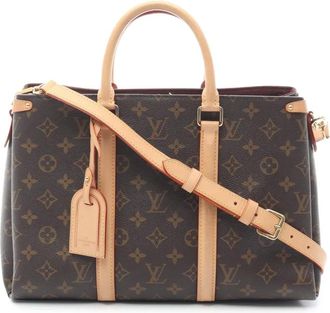 Louis Vuitton Borsa a tracolla Soufflot MM con monogramma 2019 - Marrone