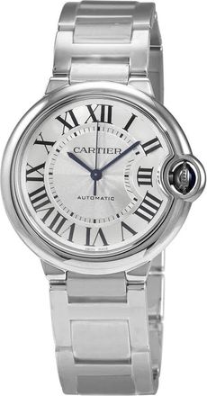 Cartier Ballon Bleu 36mm Automatic Silver Dial Watch WSBB0048