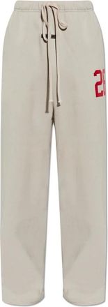 Fear of God Heren, Broeken, Grijs, Maat: M Katoen