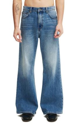 Cotton On Mens Baggy Bootcut Jean in Nebraska Blue at Nordstrom, Size 32 X 32
