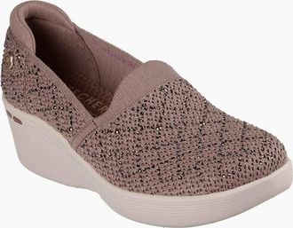 Skechers Womens Pier-Lite My Reflection Womens Wedges - Brown - Size: 8