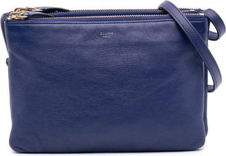 Celine Pre-owned Celine Small Lambskin Trio Crossbody Ladies 7N8CUXPLDA7QOQWI