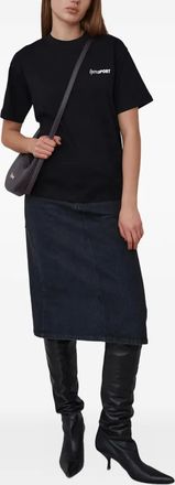 OperaSPORT Claude organic-cotton T-shirt - unisex - Organic Cotton - M - Black