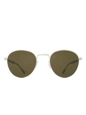 Mykita Tate round-frame sunglasses - unisex - stainless steel - 50 - Silver