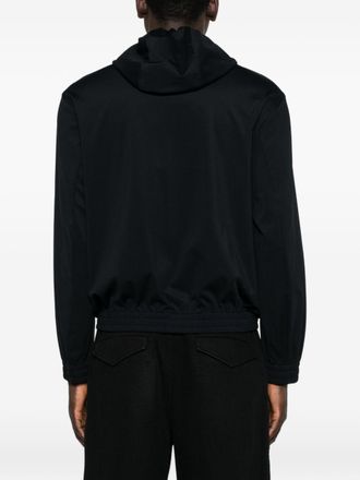 Emporio Armani Nylon Hooded Jacket - Black