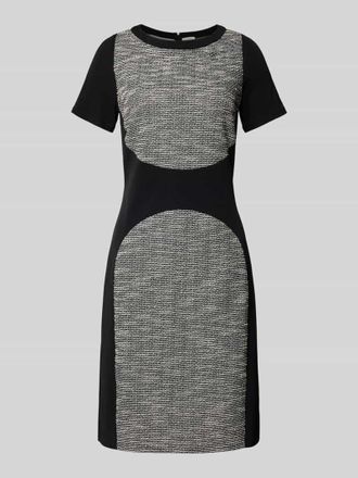 Vera Mont Knielanges Cocktailkleid mit Rundhalsausschnitt in Black, Gr&ouml;&szlig;e 36