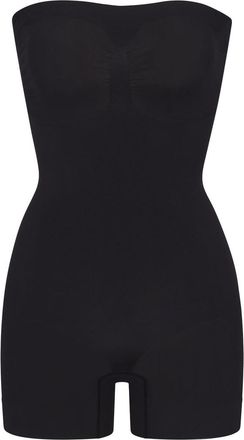 SKIMS Seamless Sculpt Strapless Shortie Body - Black - Xxl (UK18 / Xxl)