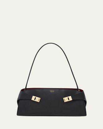 Ferragamo Hug East-West Leather Shoulder Bag